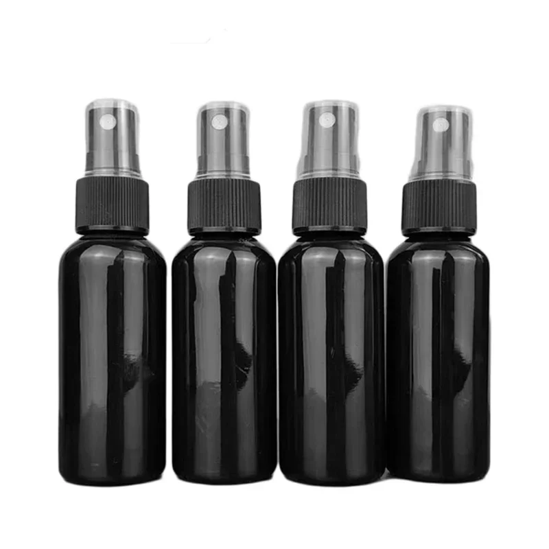 100ml Plastic Black Spray Bottle Liquid Perfume Automizer Cosmetic Containers