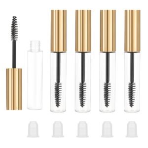 1200pcs/case 10ml Clear Empty Mascara Containers, Refillable Plastic Travel Mascara Tubes, 10ml, - Image 1