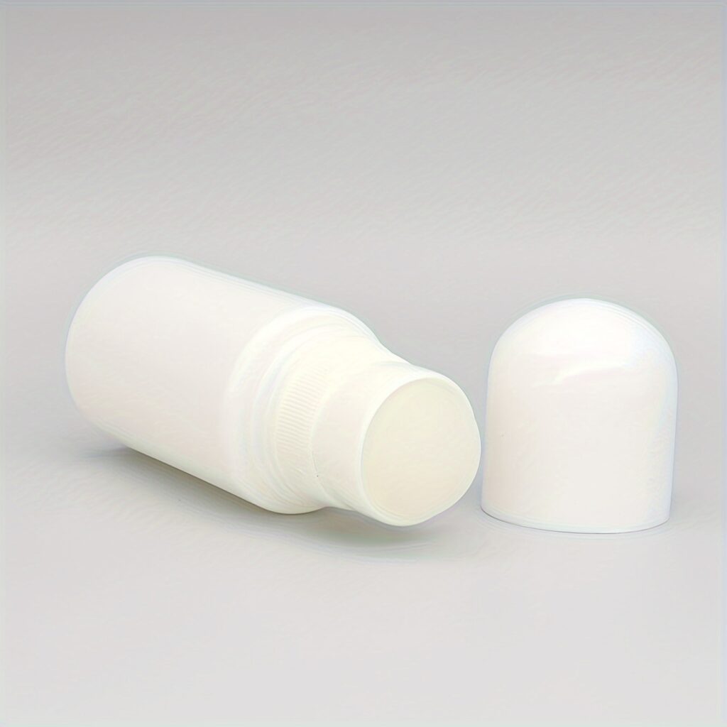 Plastic Roller Bottles | Unscented, Round Hand Washable Cosmetic Containers with Rolling Ball Dispenser