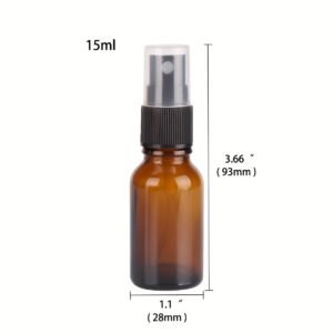 Amber Glass Spray Bottles with Misting Nozzles Perfect for Essential Oils And Travel -Uv Protection - Image 6