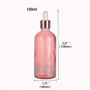 Pink Glass Dropper Bottles with Glass Pipette | for Essential Oils Perfume Travel - Image 10
