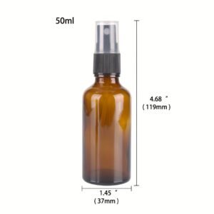 Amber Glass Spray Bottles with Misting Nozzles Perfect for Essential Oils And Travel -Uv Protection - Image 9