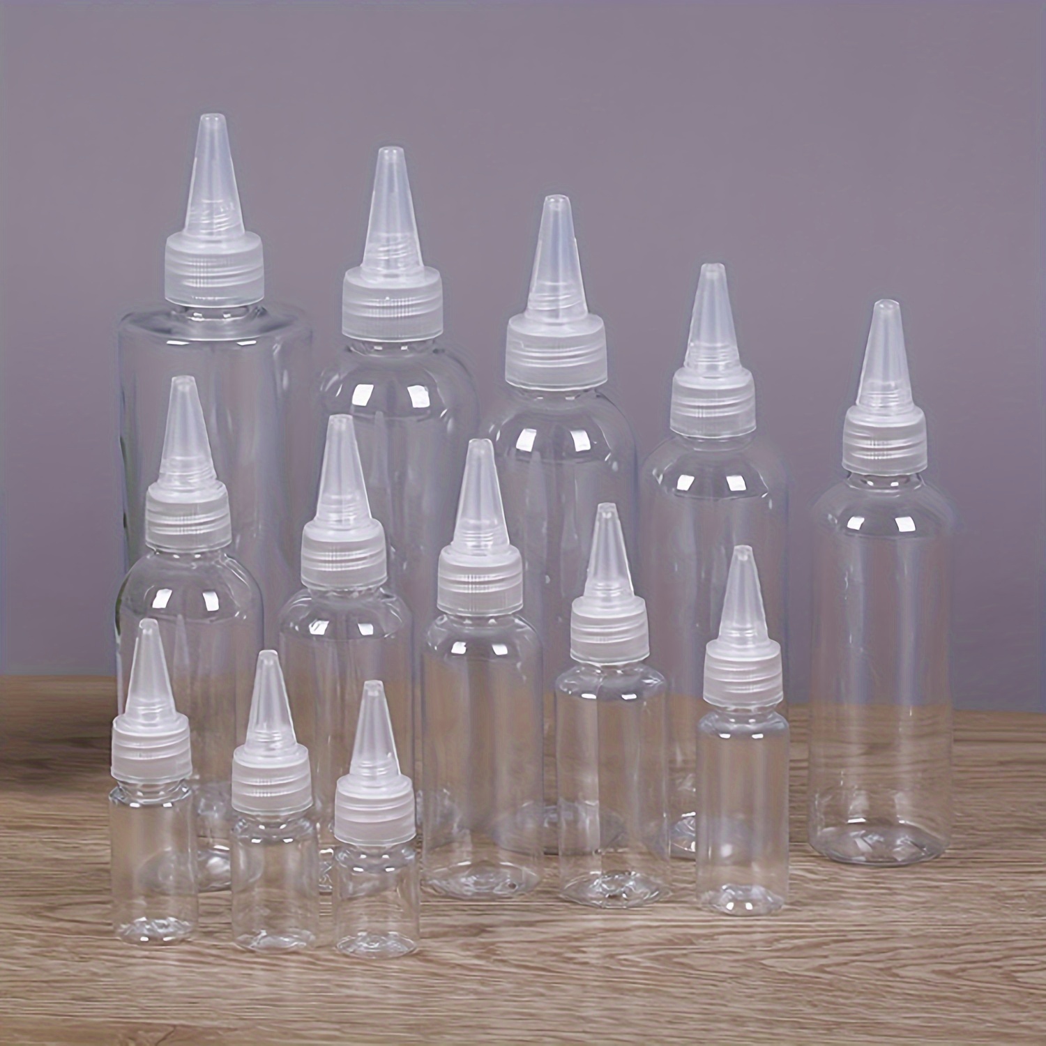 Transparent Plastic Travel Bottles drip bottle