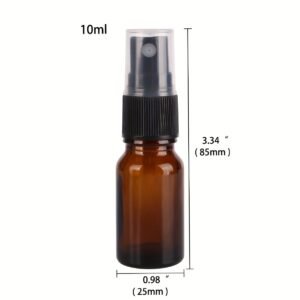 Amber Glass Spray Bottles with Misting Nozzles Perfect for Essential Oils And Travel -Uv Protection - Image 5