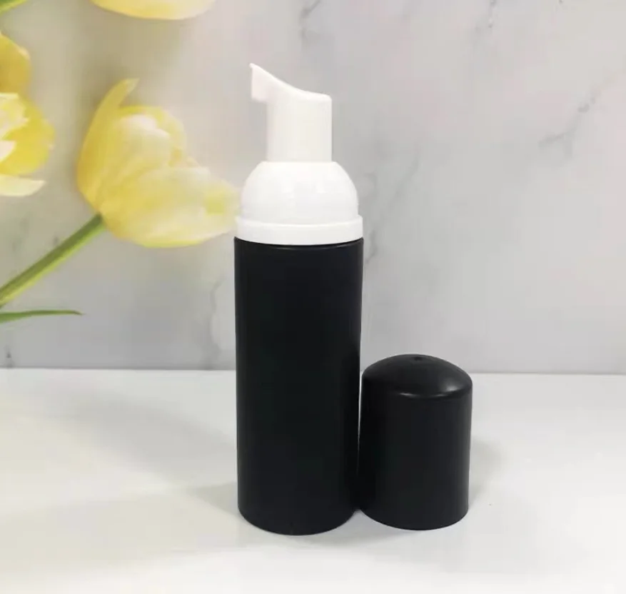 300pcs 60ml/2oz Black Plastic Foam Pump Bottle Empty Face Bottle Cleaner Soap Bottle containers