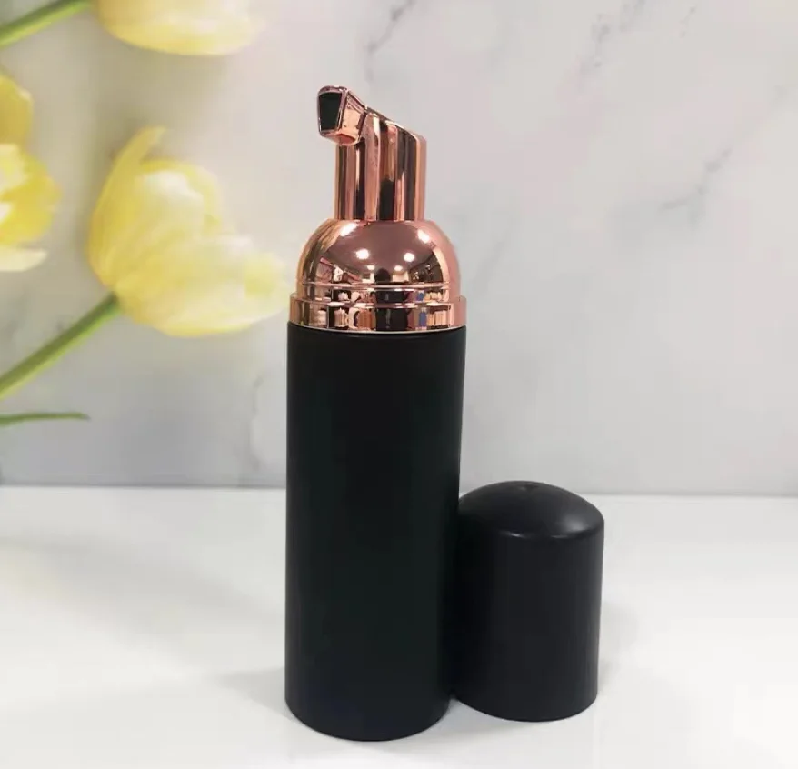 300pcs 60ml/2oz Black Plastic Foam Pump Bottle Empty Face Bottle Cleaner Soap Bottle containers