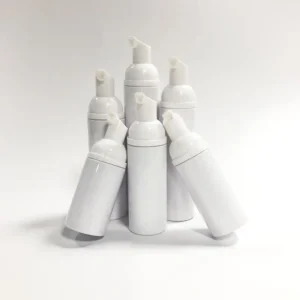 30ml 60ml 100ML White pump white lid Plastic Foam Bottle Empty Shampoo Container - Image 1