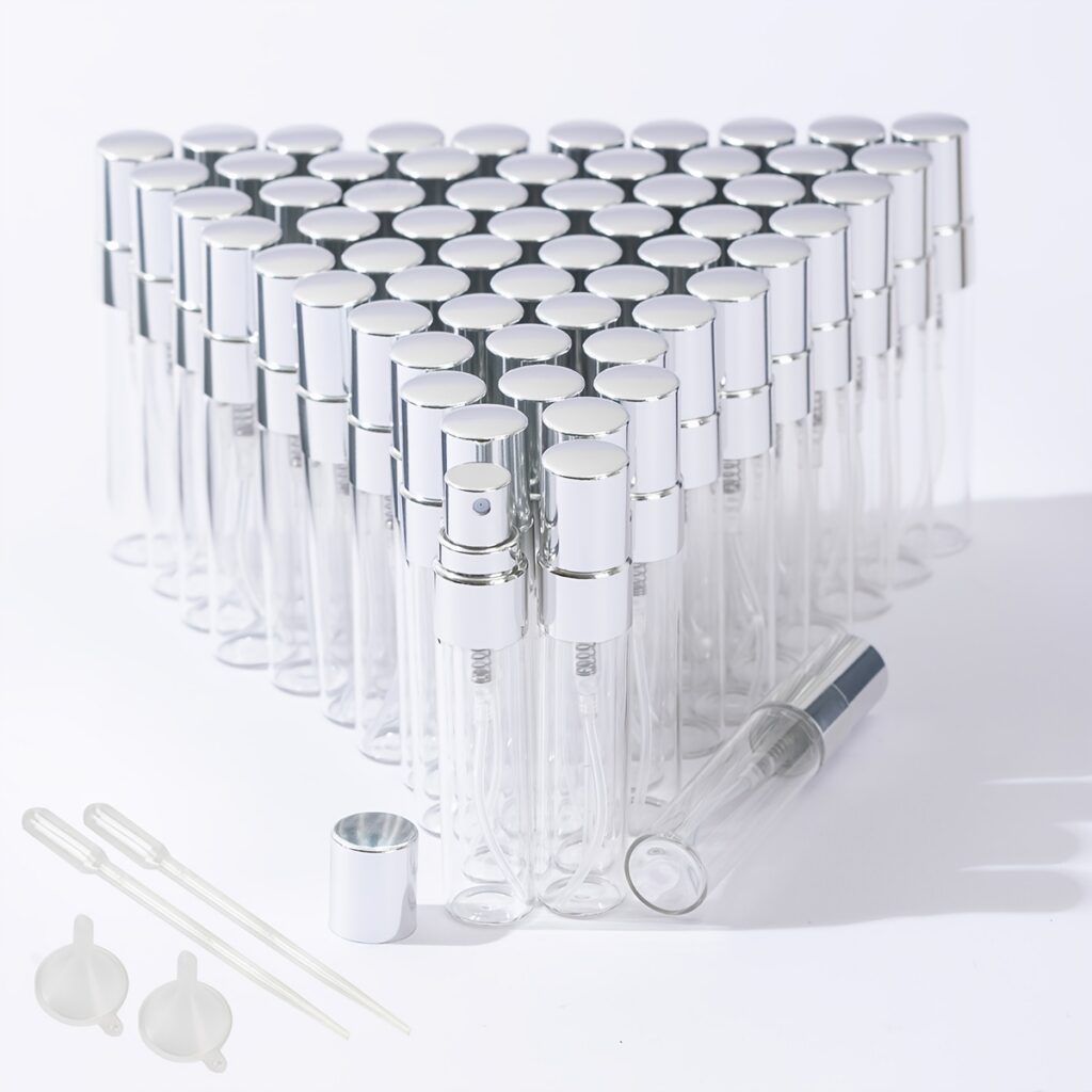 5ml 및 10ml 향수 분주, 분사형 분주 용기, 투명 유리 향수 용기