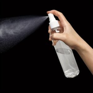 Mini Travel Essential Plastic Fine Spray Bottle - Transparent - Image 4
