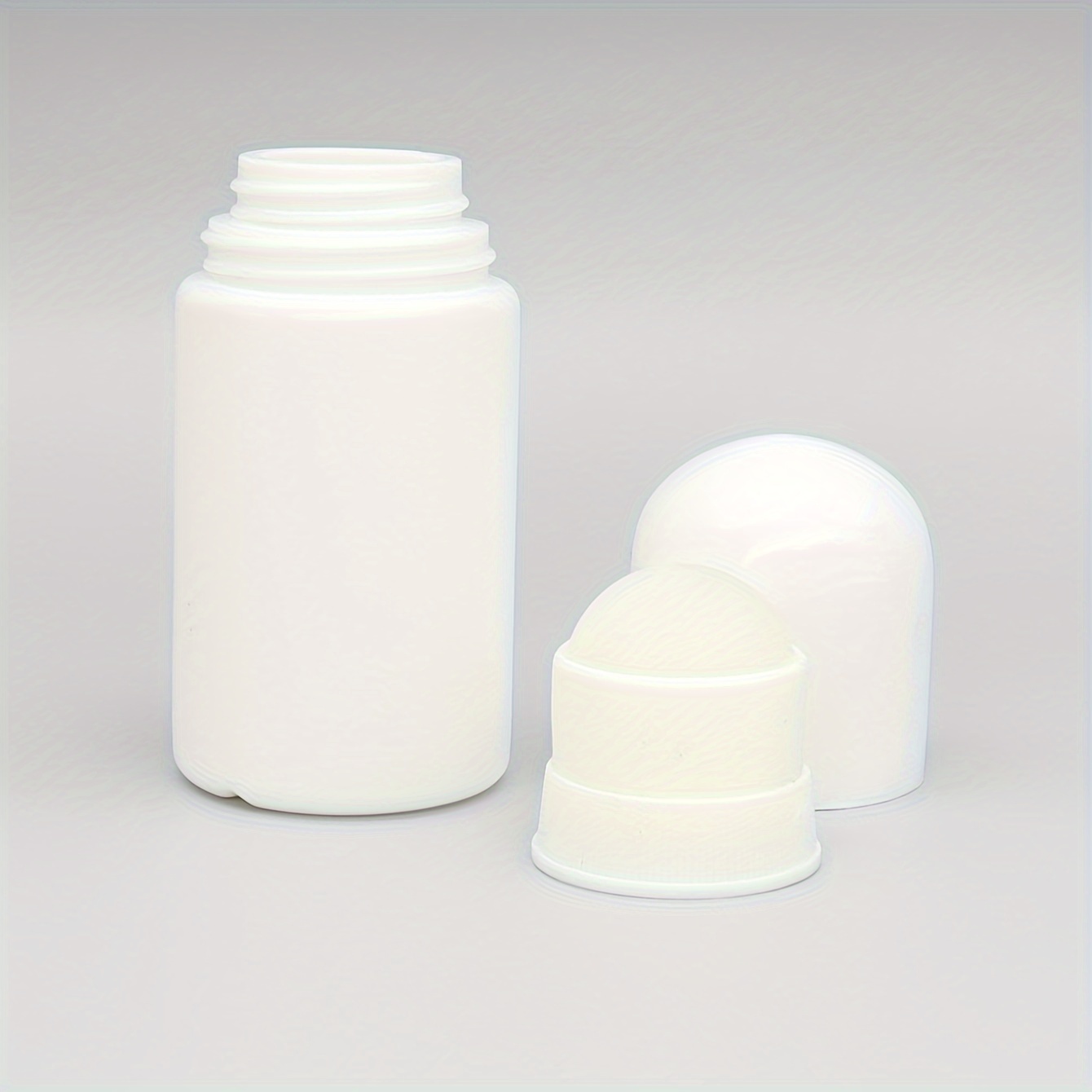 Plastic Roller Bottles | Unscented, Round Hand Washable Cosmetic Containers with Rolling Ball Dispenser