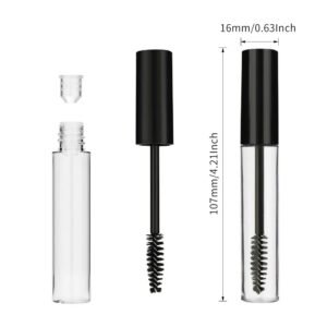 1200pcs/case 10ml Empty Mascara Tubes with Eyelash Wand, Portable & Refillable Plastic Containers - Image 2