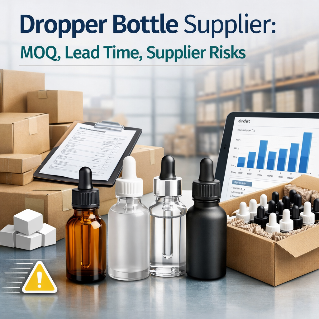 Dropper Bottle Supplier: MOQ, Lead Time, Supplier Risks