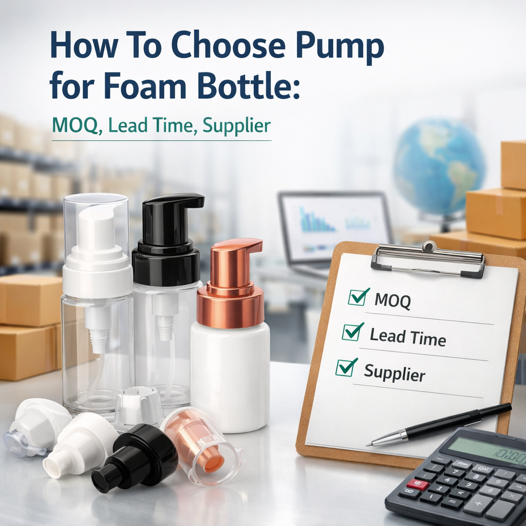 How To Choose Pump for Foam Bottle: MOQ, Lead Time, Supplier
