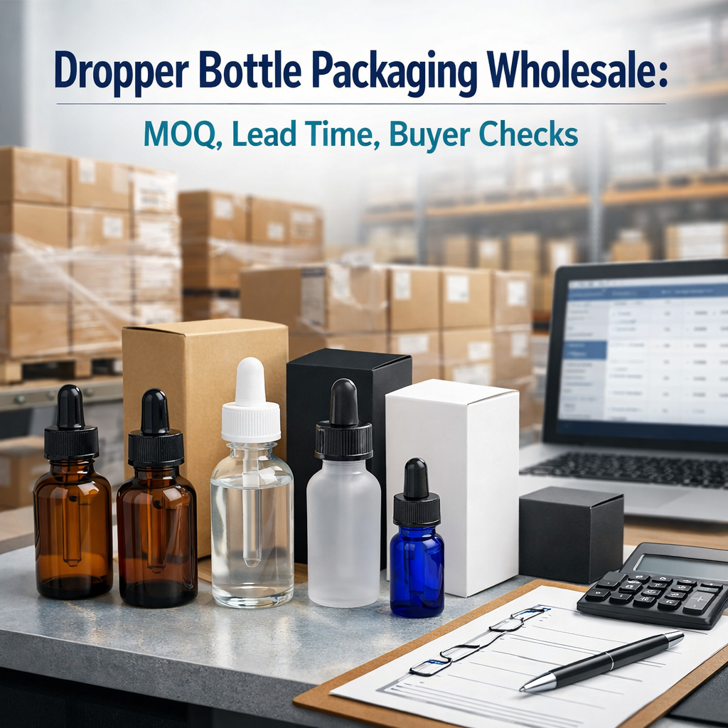 Dropper Bottle Packaging Wholesale: MOQ, Lead Time, Buyer Checks