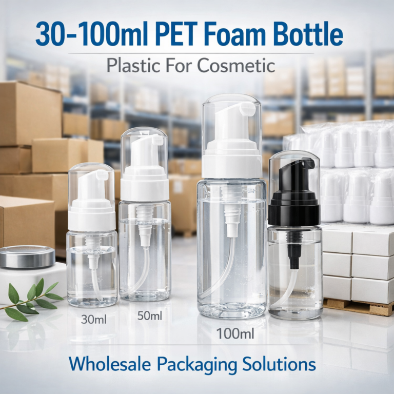 PET Foam Bottle 30-100ml Plastic For Cosmetic