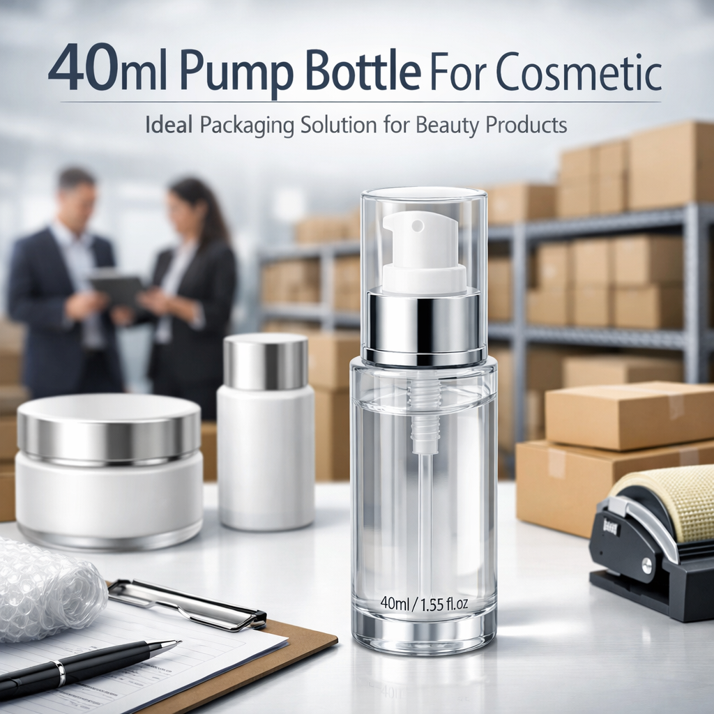 40ml Pump Bottle For Cosmetic