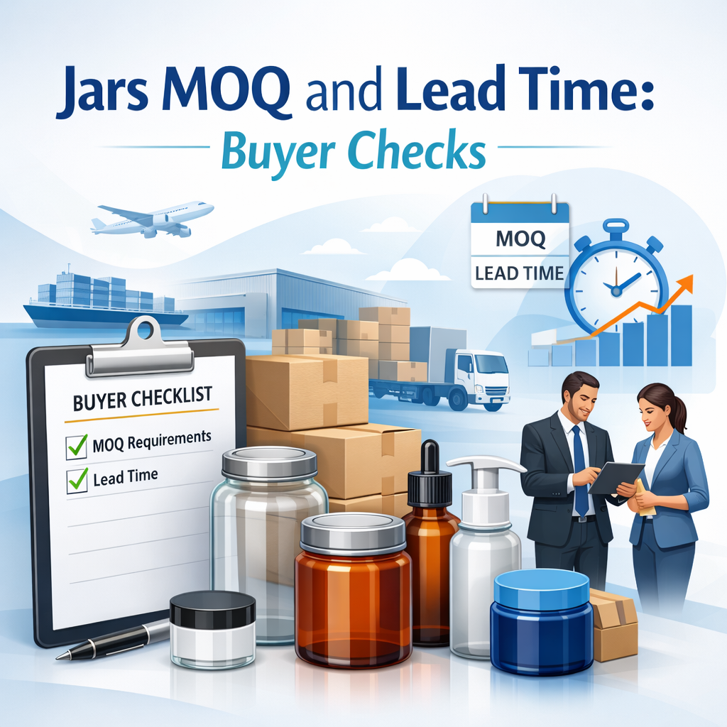 Jars MOQ And Lead Time: and and Buyer Checks