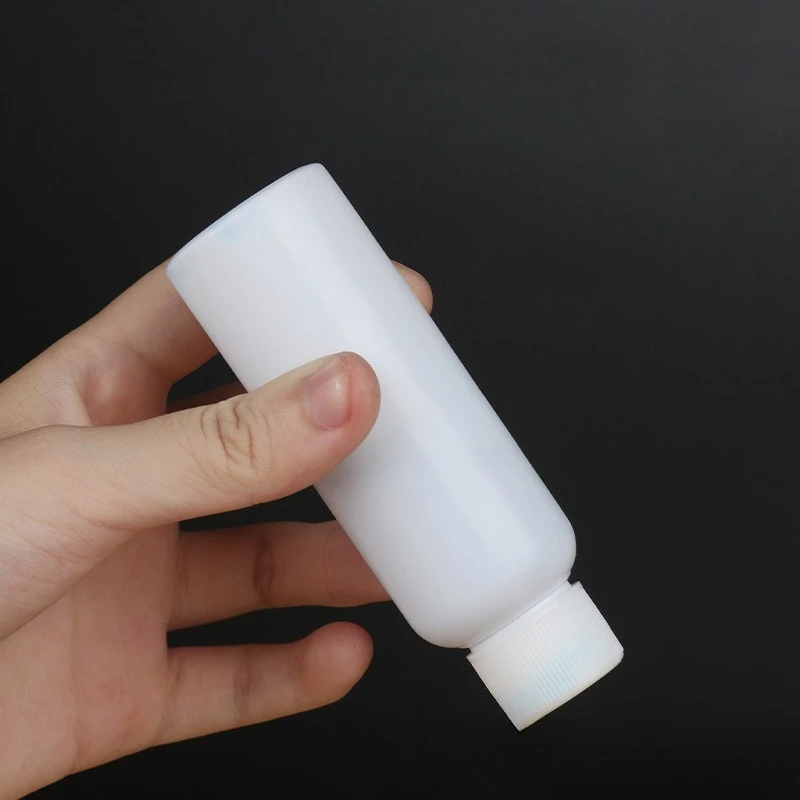 10‑50ml Small White Plastic Bottles Narrow Mouth for Sample Ink Liquid