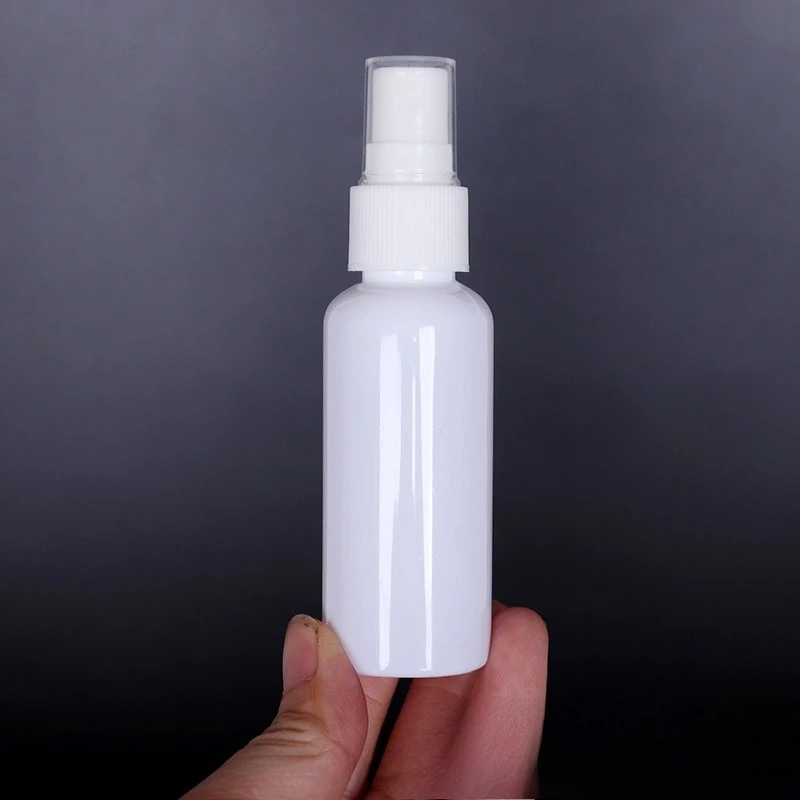 20‑100ml HDPE Light‑Proof Empty Spray Bottle White Black Portable Alcohol Cosmetic Atomizer