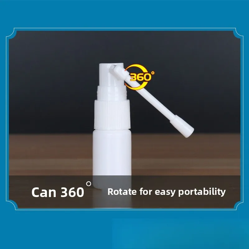 10‑50ml PE White Plastic Empty Spray Bottles Portable Wellness Liquid Refill