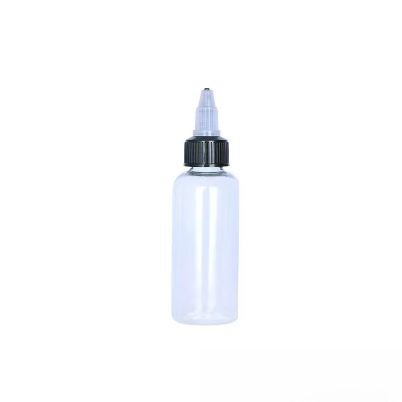 10‑100ml PET Clear Pointed Squeeze Bottle Pigment Ink Dispenser
