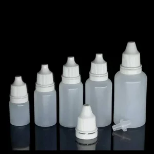 5–50 ml PE-Kunststoff-Tropfflasche zum Zusammendrücken, Reisebehälter für Augenflüssigkeit oder Farbe