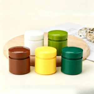 10g 15g 20g Double Layer Cream Jar Inner Lid Empty Skincare Container
