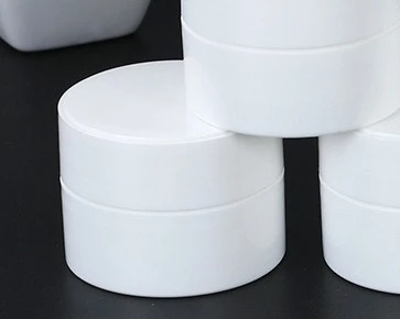 10-30g PP Double Layer Cream Jar Silver Edge Refillable Skincare Pot