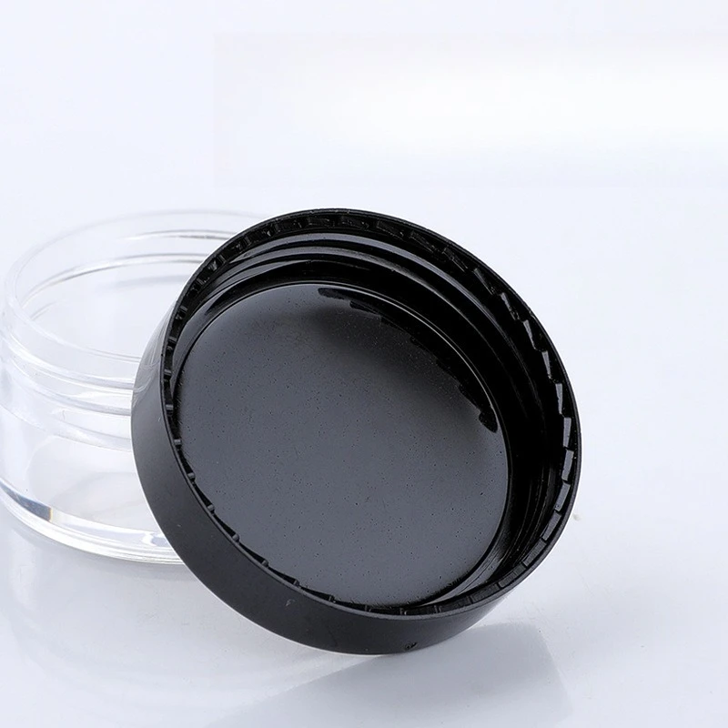 3g 5g Round Plastic Cosmetic Sample Jars Mini Travel Cream Containers