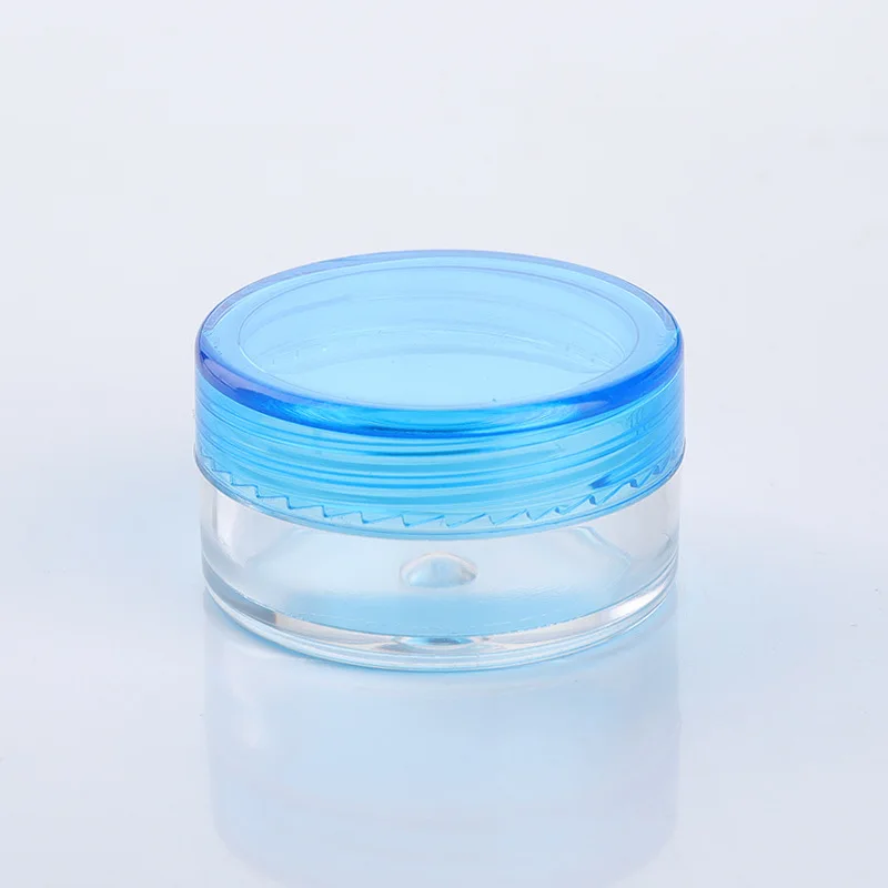 3g 5g Round Plastic Cosmetic Sample Jars Mini Travel Cream Containers